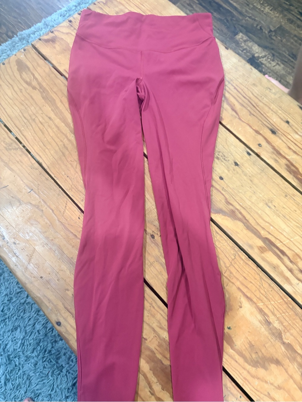 Women’s High-Waist Rose Red Active Leggings